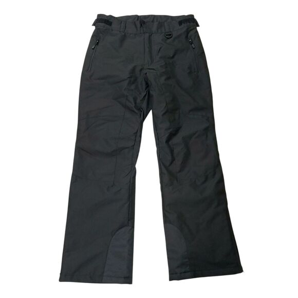 Rawik Ski Snow Pants Adults Large Black Insulated Ankle Zip Snowboarding Winter - Picture 1 of 12